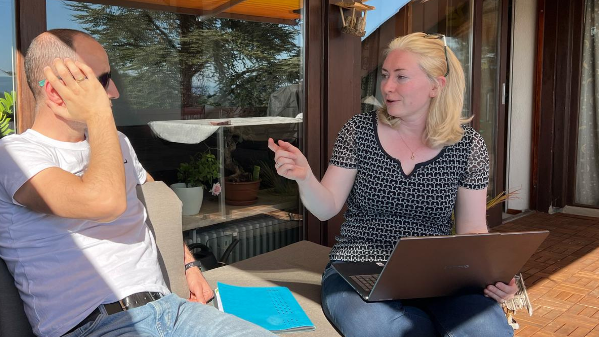 Wolfgang und Katja von MYSKILLBRIDGE